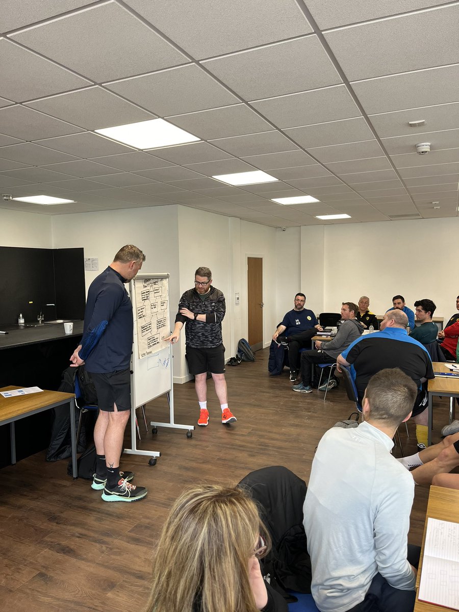 Great to deliver on Module 3 of the <a href="/WorcsFA/">Worcestershire FA ⚽</a> UEFA C over the weekend. Well done to all learners for there hard work and engagement throughout the course 👍⚽️ <a href="/EnglandLearning/">England Football Learning</a> <a href="/EnglandFootball/">England Football</a>