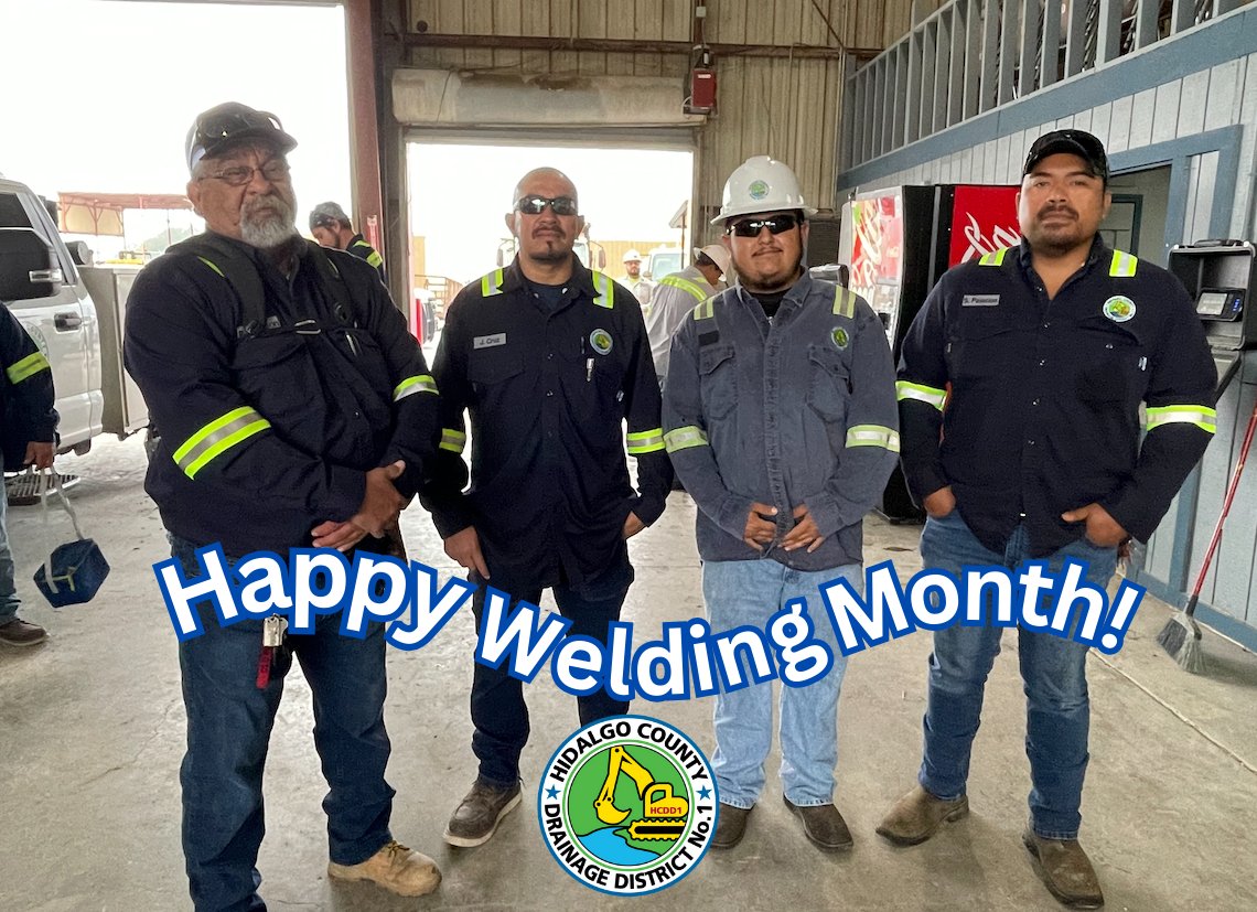 hcdd_1's tweet photo. In April we celebrate Welding Month! shout out to our amazing drainage district welder's 🥳👷 thank you for all your hard work and dedication!
#WeldingMonth #gohcdd1 https://t.co/hwAF50y5jz