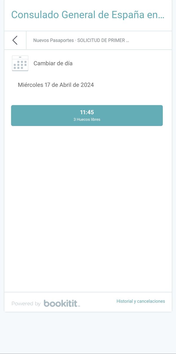 Martes 16 de abril, 3:00 pm y hay citas disponibles para mañana, citas que se van a perder, como las que quedan para esta semana. Desde la semana pasada se le está advirtiendo al <a href="/EmbEspCuba/">EmbEspCuba</a> que esto iba a pasar. Se nota que los perjudicados somos los descendientes y no ellos.