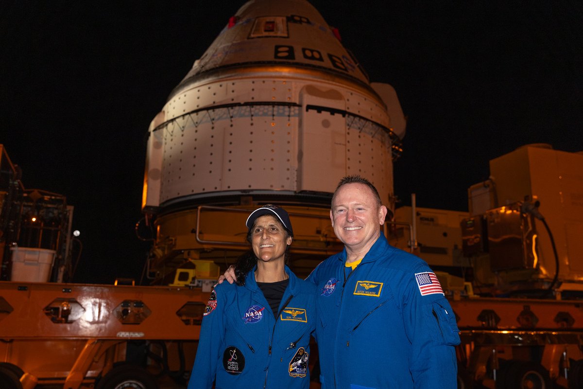 In just three weeks, astronauts Butch Wilmore and Suni Williams are scheduled to return to the @Space_Station! Excited for #Starliner's debut crew launch, and how the spacecraft will deliver safe, reliable, and cost-effective transportation to the space station.