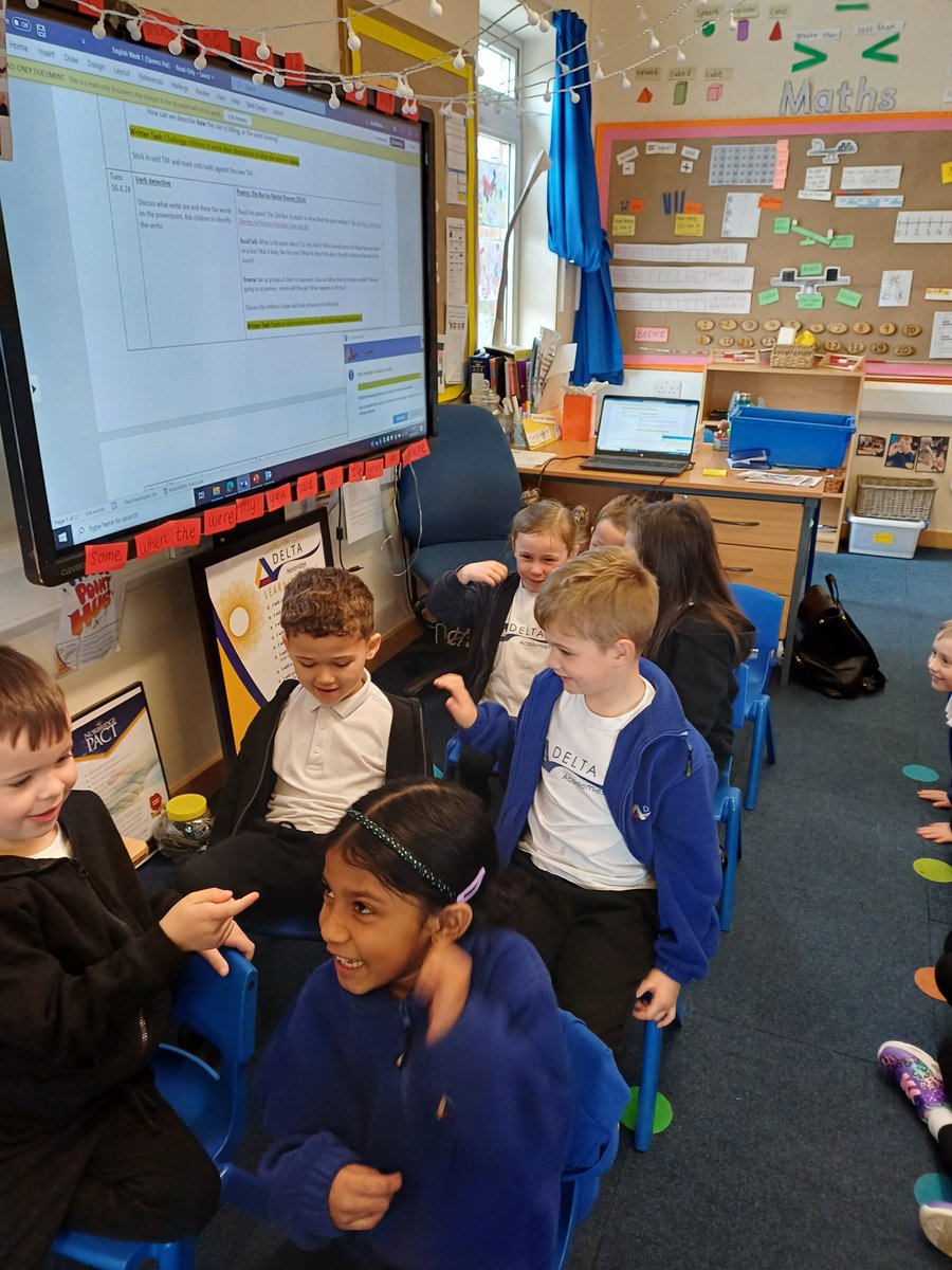 In English @Serinclass used drama to show what different people might be on a bus. We then wrote descriptive sentences about our bus journeys.