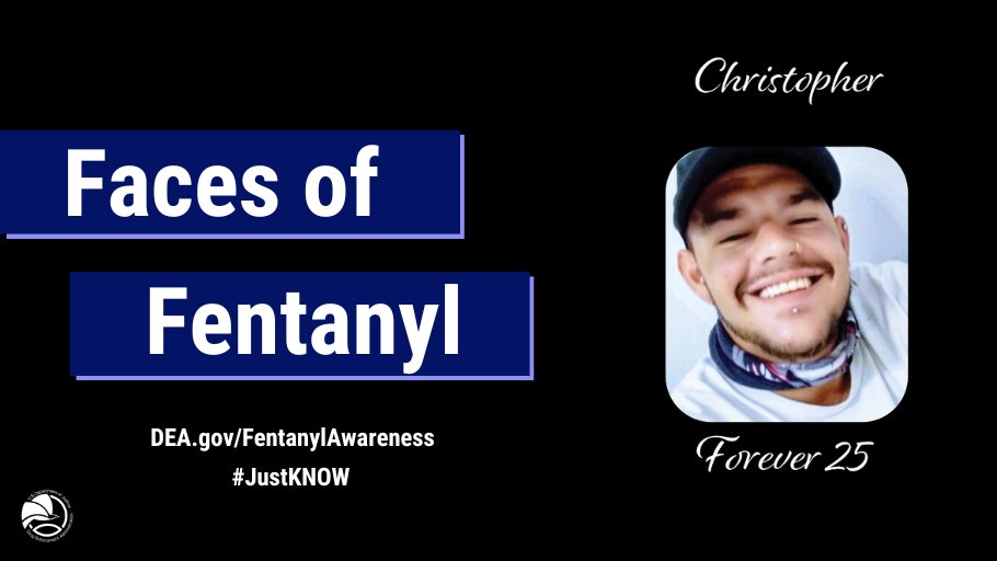 #DYK 68% of overdose deaths involved synthetic opioids, primarily fentanyl. Join DEA’s efforts to remember the lives lost from fentanyl poisoning by submitting a photo of a loved one lost to fentanyl #JustKNOW Learn more dea.gov/FentanylAwaren…