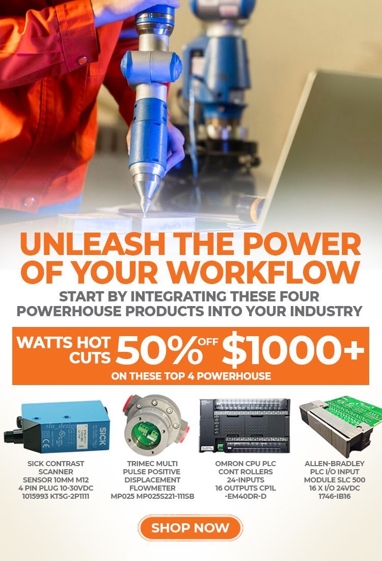 Discover the secret to efficiency with these 4 powerhouse products! Boost your workflow and save 50% on orders over $1000. Act now, offer ends soon! ➡️ buff.ly/3O4IDwP 

#sicksensorintelligence #omronplc #allenbradleyplc #plcautomation #flowmeasurement #trimec