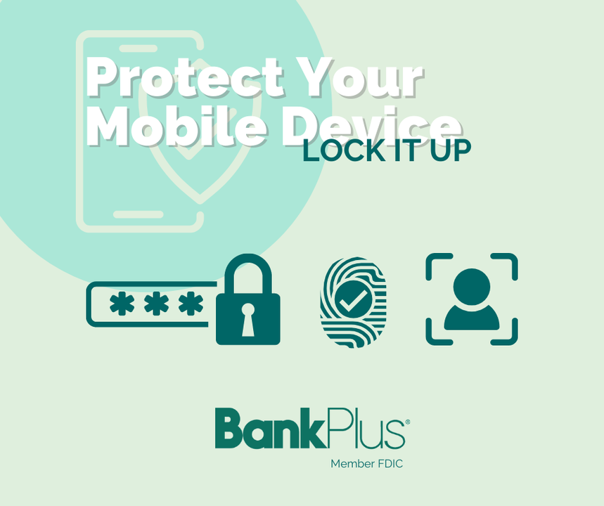 To keep unwanted users from accessing your mobile device, use a strong lock-screen password and consider using biometrics, like fingerprint or face ID authentication, for added security. You can also set the device to lock automatically after 5 minutes of inactivity.