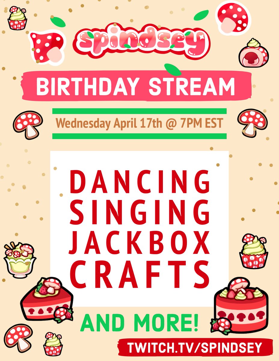 just a reminder that tomorrow is my bday stream, but today we are doing a smol afternoon stream! ➡️ live now!