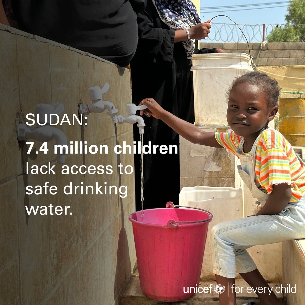 One year after the brutal war in #Sudan, children face deadly threats from cholera, measles, malaria & dengue. ​

We cannot allow this to continue. Now is the time to act for every child in Sudan. ​

#AChildIsAChild ​
#WithSudan