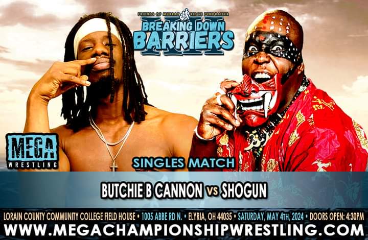 MEGA MAFIA,Our next match for May 4 will be Infinity Champion Butchie B vs Jackson Stone. Stone was Butchie B's pick for Onyx's match at No More Hotdogs and Handshakes. After winning the match Shogun said he deserved to be the #1 contender Tics at mcw.yapsody.com