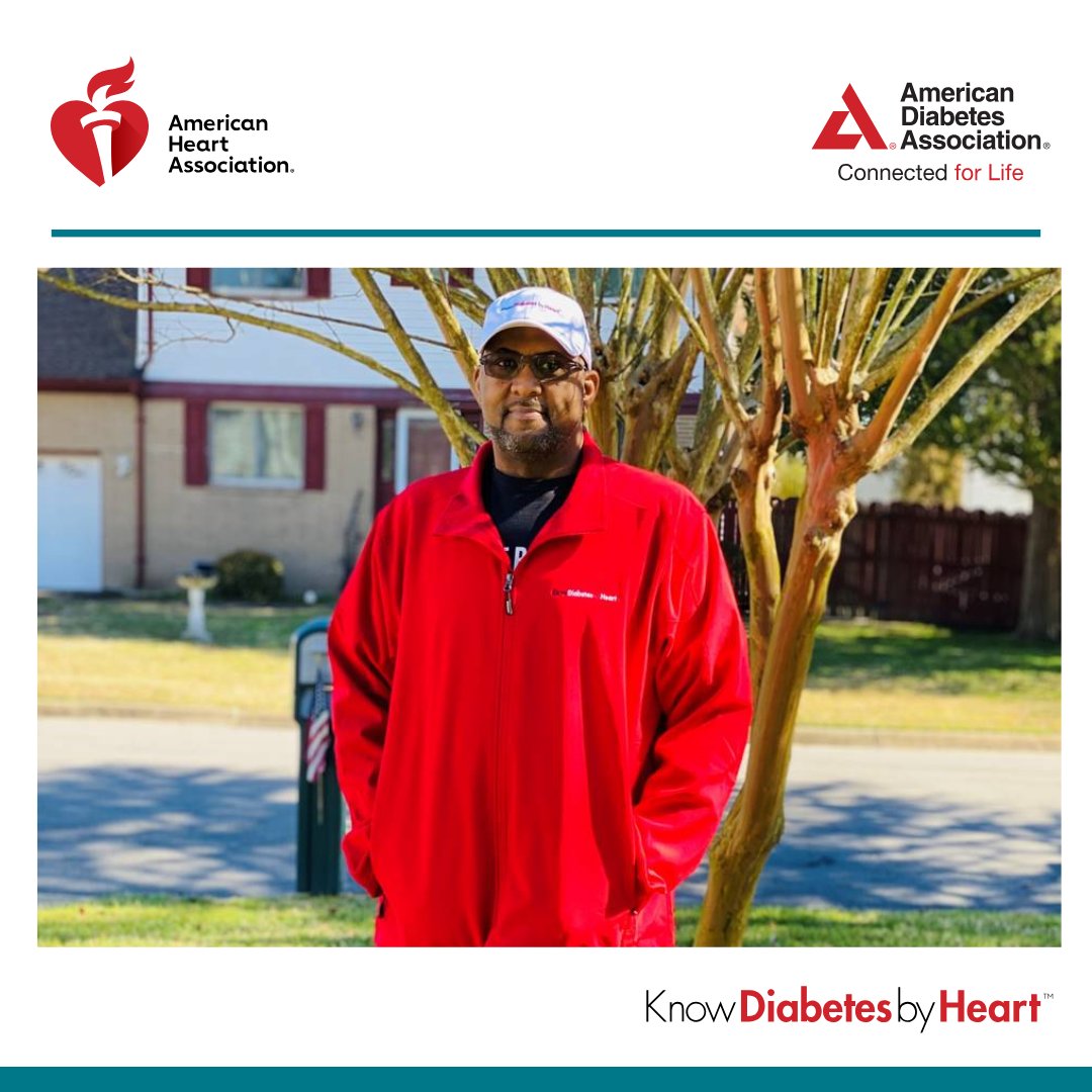 Anthony manages his type 2 diabetes with a healthy lifestyle and medication. “My heart is something my health care team and I watch closely because of my arrhythmia and because diabetes doubles my risk for heart disease and stroke. I never skip medications.” #KnowDiabetesByHeart