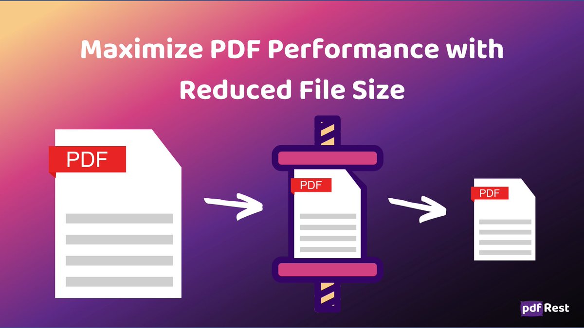 pdfRest's tweet image. Optimally Reduce PDF File Size while Preserving Document Fidelity using @pdfRest Compress PDF API Tool.

Learn more: pdfrest.com/learning/solut…

#restAPI  #compresspdf #reducepdf #pdfcompressor #reducefilesize