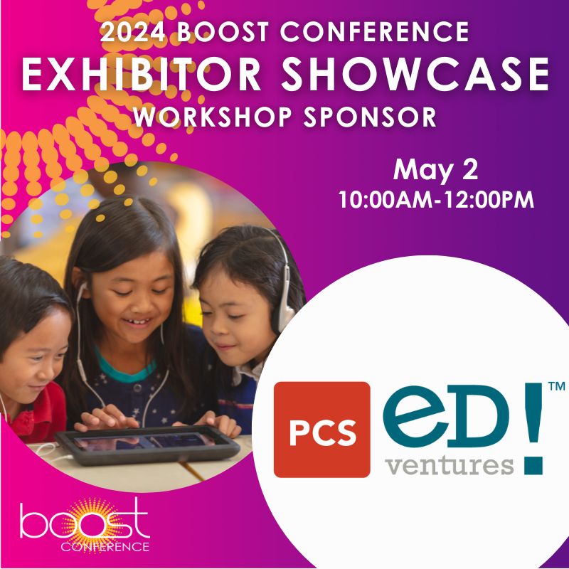 The @PCSedventures team will present an Exhibitor Showcase Workshop, 'Musical Codes and Cosmic Adventures' at the 2024 #boostconference on May 2 at 10AM. Join this fun and immersive workshop uniting music, robotics, and space exploration! boostconference.org/exhibitor-show…