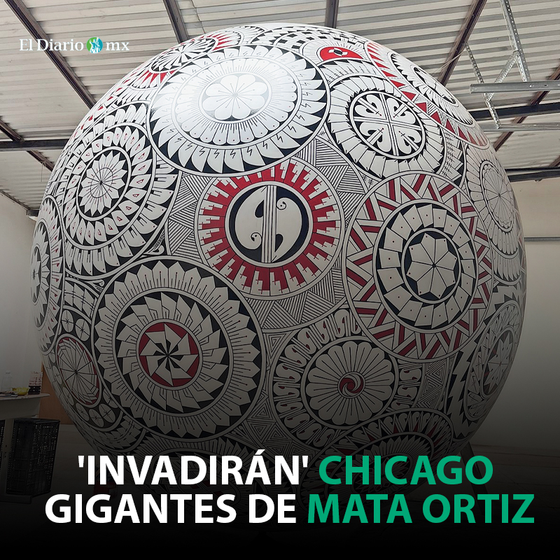 diariodejuarez's tweet photo. 😍 Megaesferas de 2 metros, diseñadas por los mejores ceramistas, representarán a #Chihuahua en el #MexicoWeek in Chicago https://t.co/SgvzsKEFEH https://t.co/WdFstjbU2I
