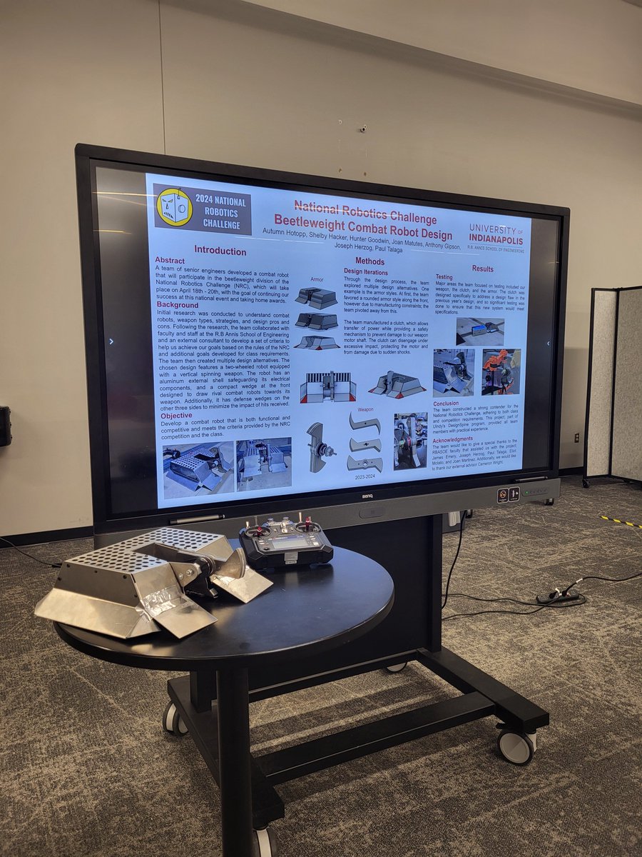 uindy's tweet photo. The DesignSpine Expo is a culmination of our @rbasoe students' year-long efforts to develop innovative solutions to real-world problems. Special thanks to our corporate partners for helping our students gain valuable, hands-on experience! #uindy #uindyengineering https://t.co/HTDkQhLZIb