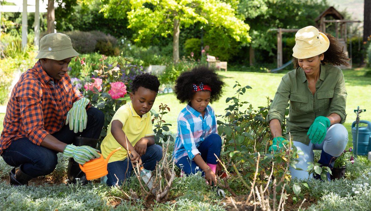 Spring is the perfect time to get outside and start your own garden! Plant seeds or small starter plants of your favorite fruits, vegetables and herbs. #NationalGardenMonth