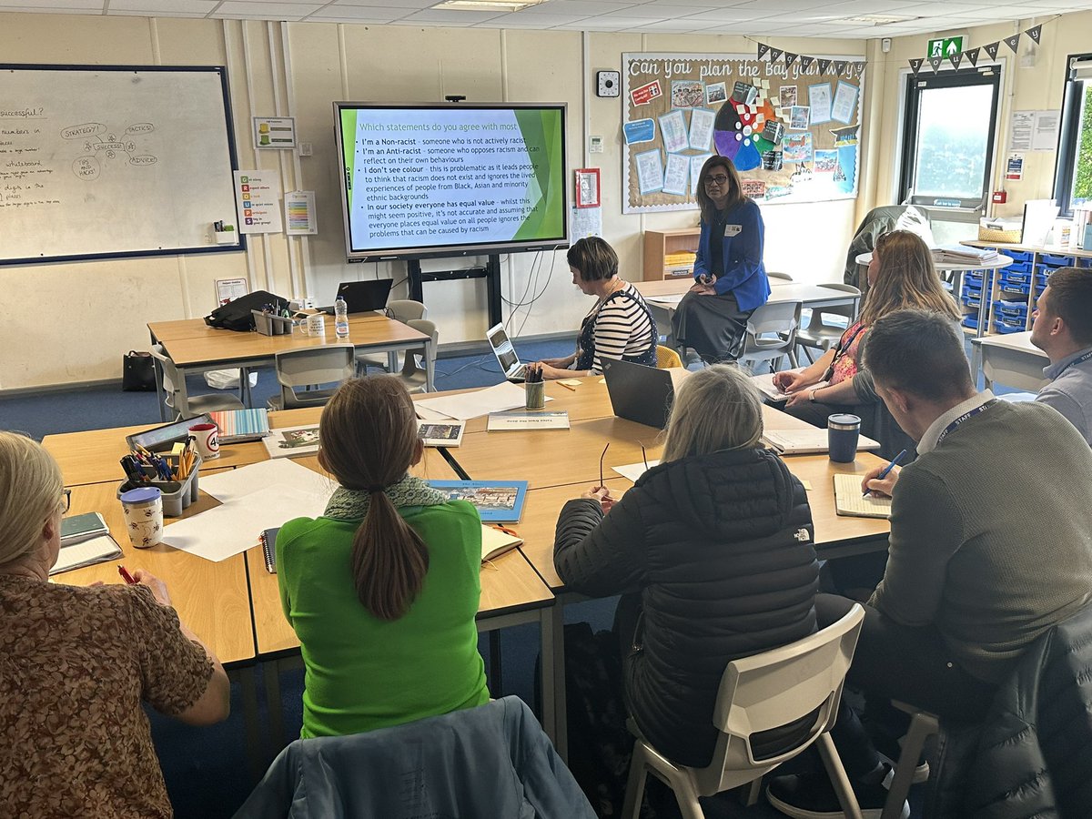 Thank you @MSPSMrsAziz who led an excellent inset session with @llangan primary staff starting us on their journey to becoming an anti-racist school. @CSCJES @welshgovernment @VOGCouncil @DARPLwales