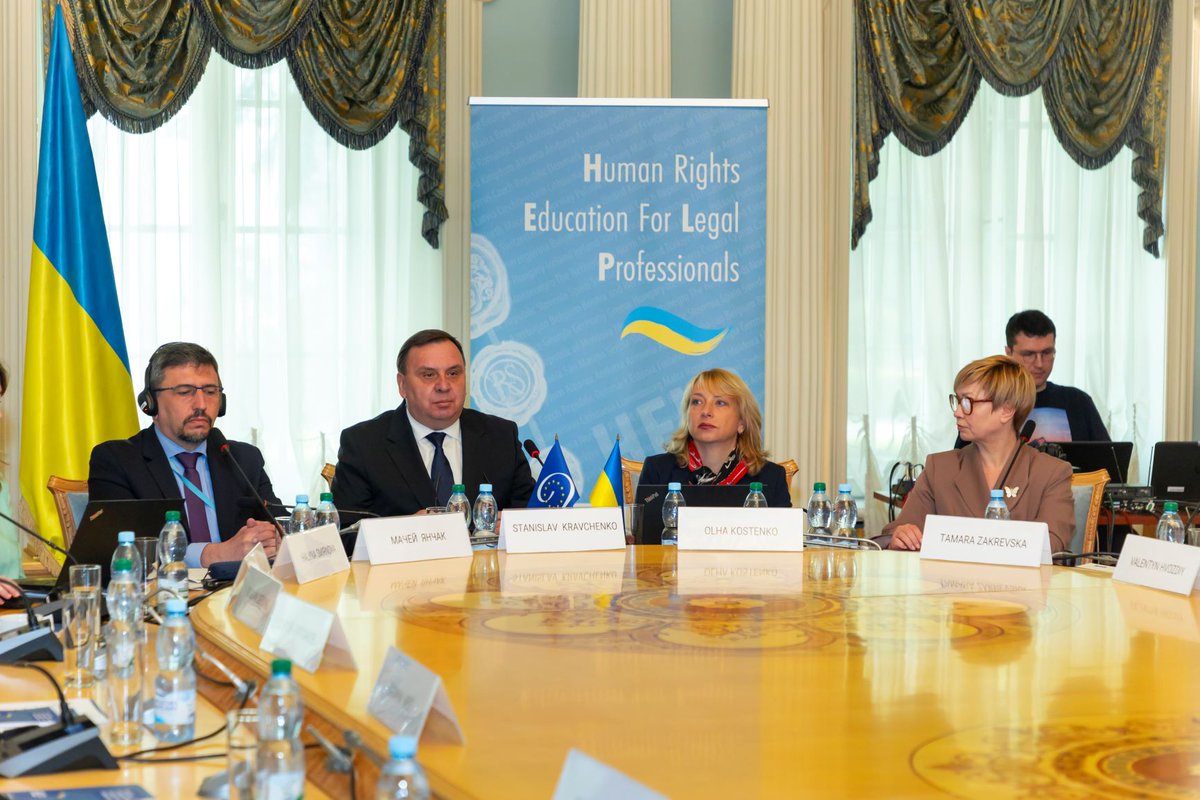 International conference was convened in #Kyiv by #CoE Project on 'HELP for #Ukraine, including during wartime' & 🇺🇦 Supreme Court to present a new course of #CouncilOfEurope HELP Programme “International Humanitarian Law and Human Rights”. ➡️ coe.int/en/web/kyiv/-/…