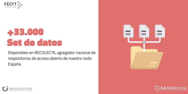 Explore los sets de datos disponibles en el agregador nacional RECOLECTA de nuestro nodo España (@FECYT_Ciencia): bit.ly/3TZo1cT