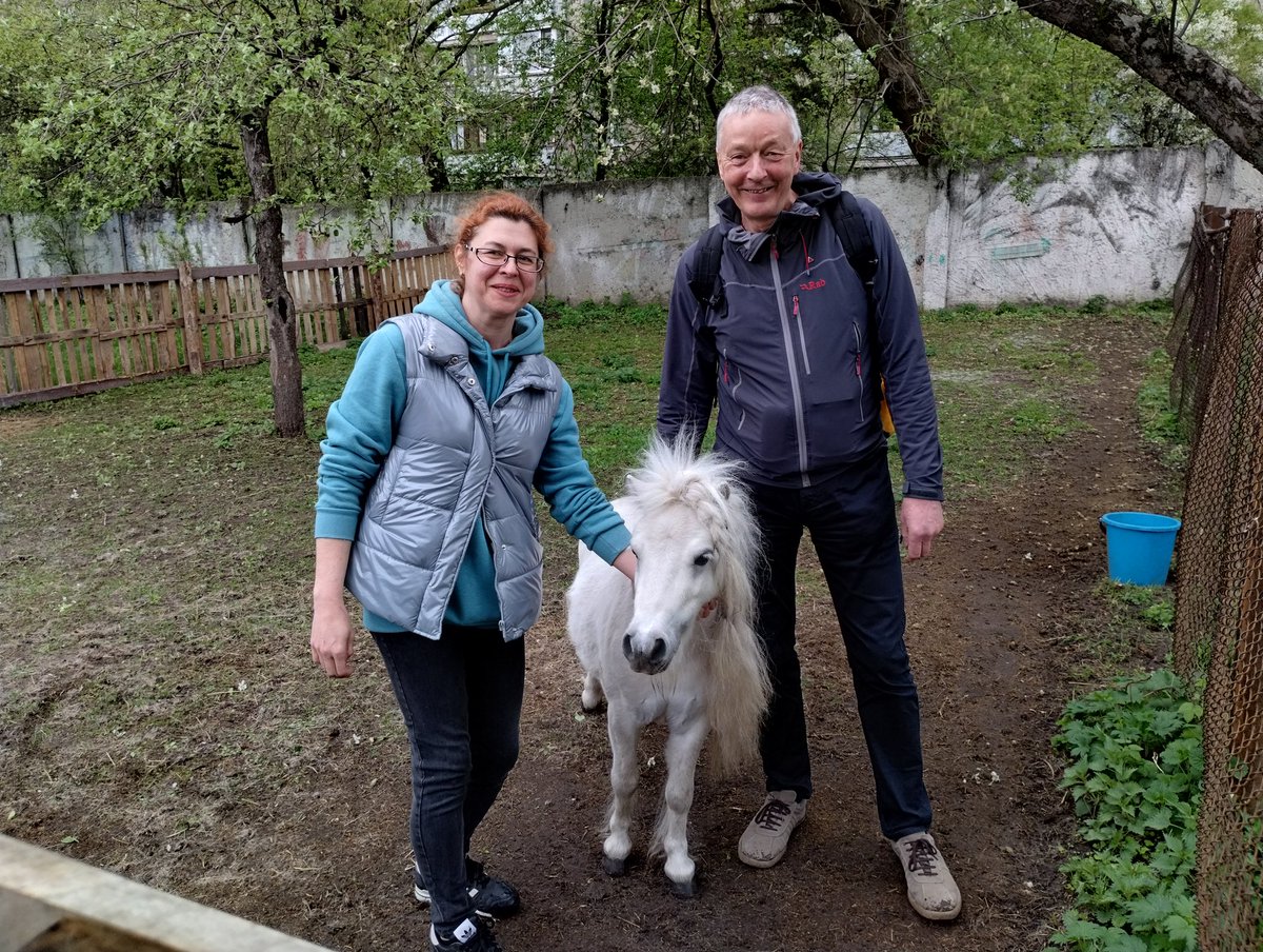 1. Kharkiv day 3. Met amazing community activists from Street Culture who offer food & clothing aid to displaced persons. Also the nearby city farm which rescues animals from the war that in turn help recovering soldiers and traumatized children. Julia here just remarkable..