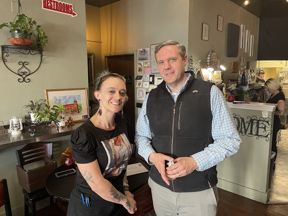 jeff4colorado's tweet photo. Busy days in Delta County last week, including a Hotchkiss meet-and-greet and visits to businesses in Delta. I love this district! #co03 #deltacounty #copolitics #cogop https://t.co/17fTx6uJU4