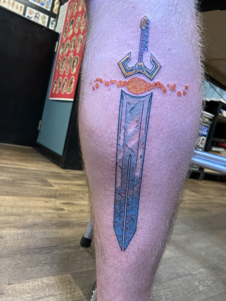 andrewcf88's tweet photo. @Doncates Are you working on anything right now? Also I think you saw it before but in case here is my calf tattoo, huge fan of everything you’ve worked on and eager for more, but remaining patient. https://t.co/NkdM2zRtQG