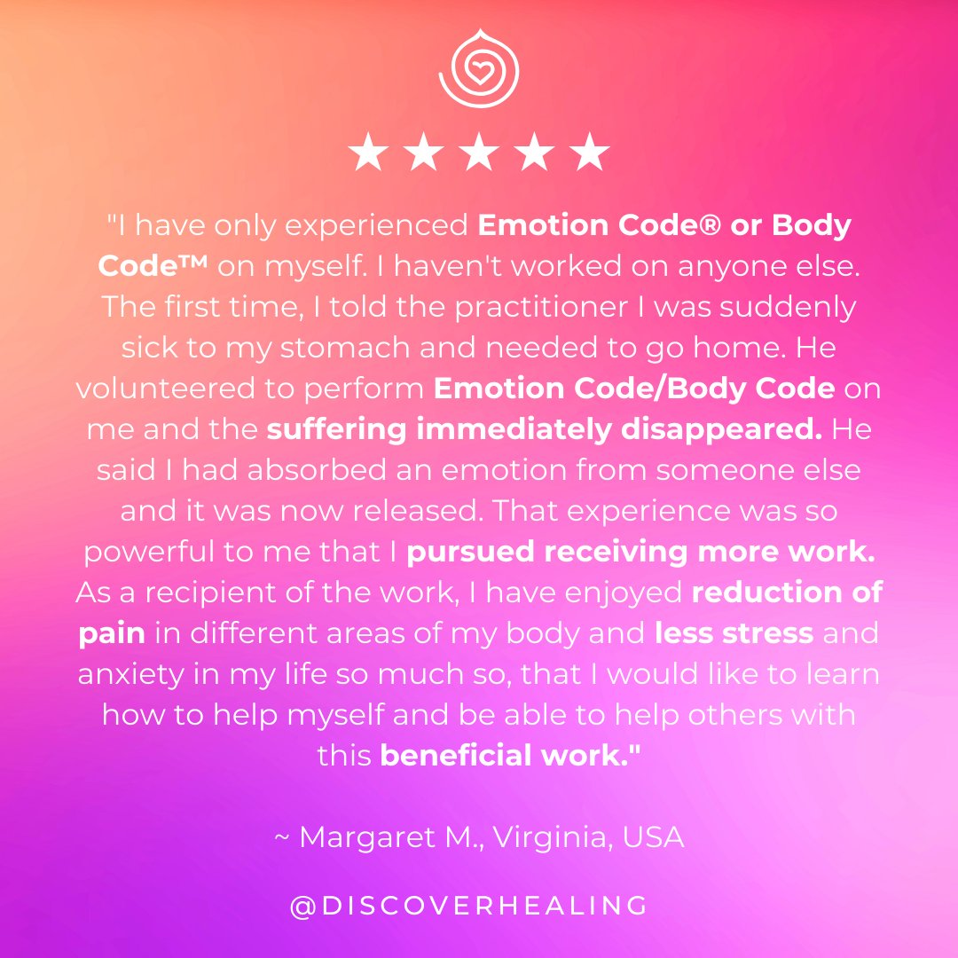 DiscHealing's tweet image. This is a great reminder that energy work is beneficial for everyone, even if you are already a practitioner yourself! Tag your practitioner friends in the comments who have helped you along your journey. 😊✨ #DiscoverEmotionCode #DiscoverBodyCode