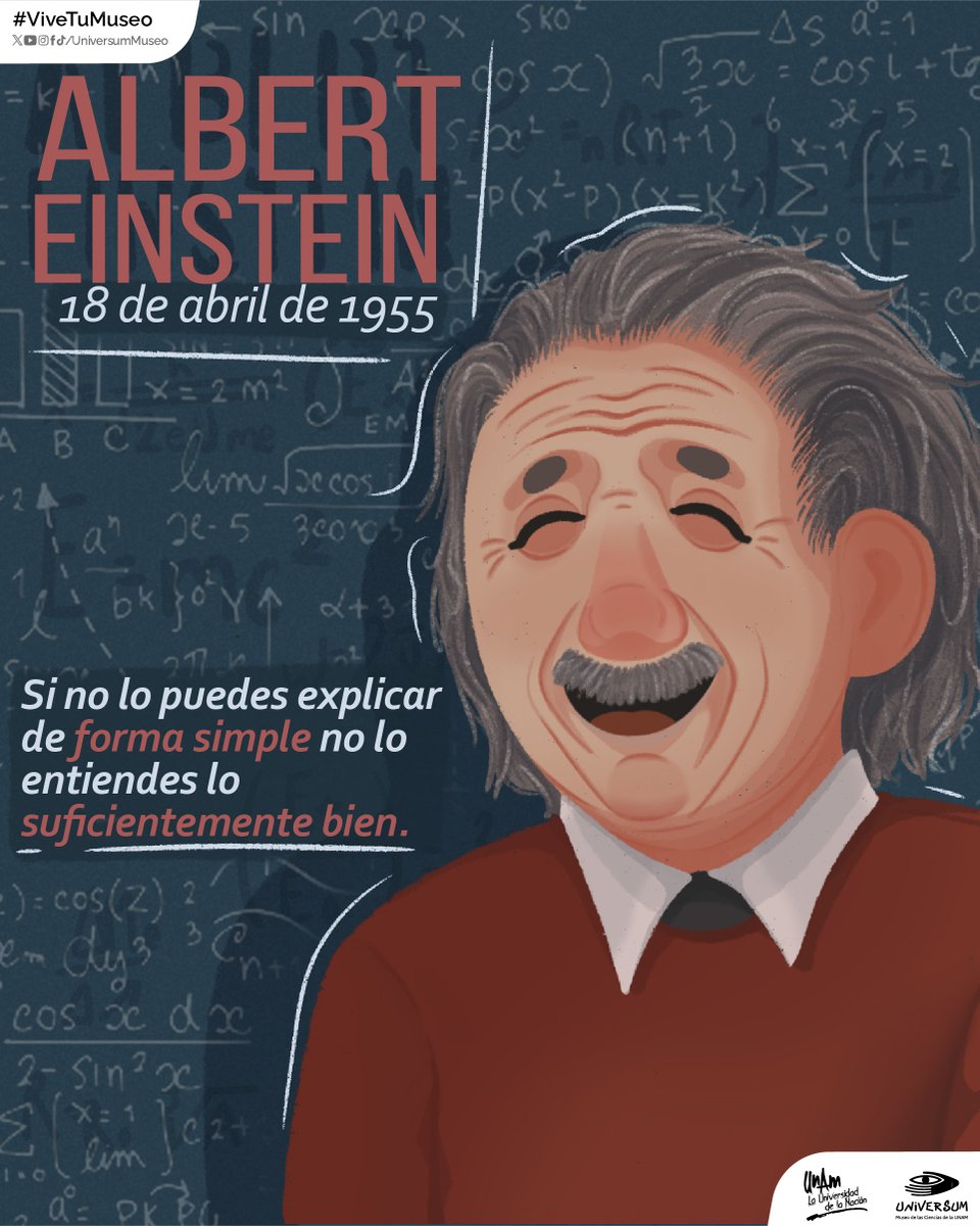 #UnDíaComoHoy fallece Albert Einstein 👨🏻‍🦳🇩🇪

#ViveTuMuseo