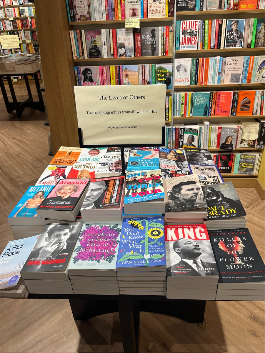 A Furious Devotion seen in some good company at the London Piccadilly and Belfast @Waterstones. Check out your local branch for a copy of the fully updated edition. #books #biography #Waterstones