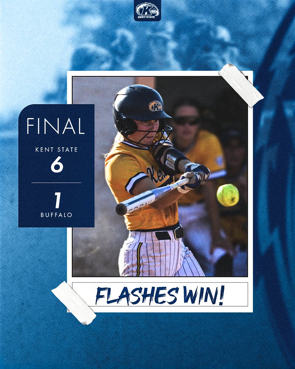 FINAL | Kent State 6, Buffalo 1 Flashes take the Game 1 and will look for the sweep in approximately 30 minutes. #GoFlashes⚡️