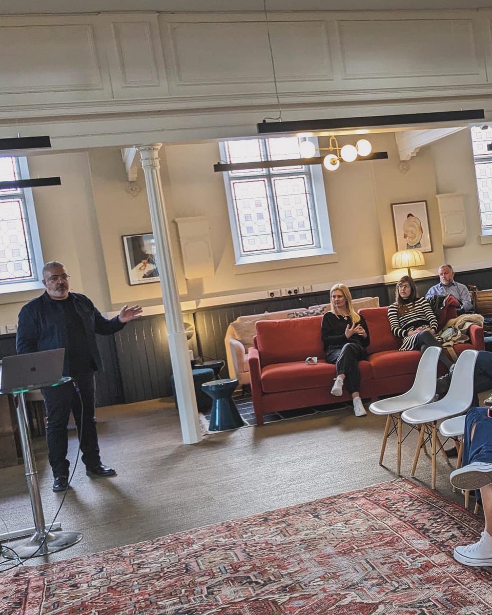 Our first Creative Community Mixer✨

<a href="/_BeyondTheBook/">Beyond The Book</a> Emma Head discussed standing out on LinkedIn &amp; <a href="/cogent_agency/">Cogent</a> Carl Ebanks about AI &amp; how to enhance creativity.
 
Great to see so many join us here in the Creative Quarter 👏

Check out next events bit.ly/4aRITbm