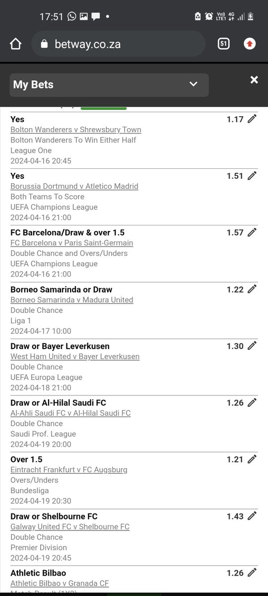 ManFaya_'s tweet photo. I just placed a bet with Betway. Tap here to copy my bet or search for this booking code in the Multi Bet betslip X6FC29E46 https://t.co/OIgRRmxbP7 https://t.co/ps8Mu79JFj