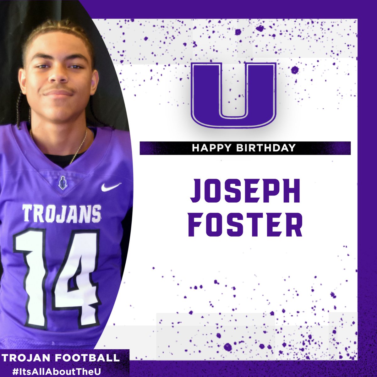 Happy Birthday to Joseph Foster!