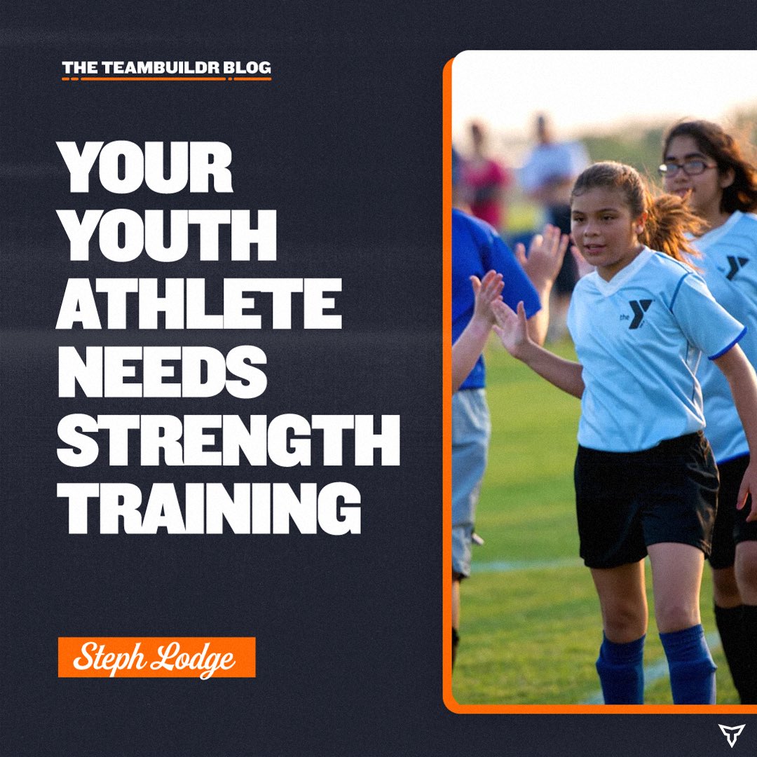 The idea that youth athletes shouldn’t strength train is outdated. Coach Steph Lodge tells us why in today’s blog! Read it here: blog.teambuildr.com/your-youth-ath… #youthsports #strengthtraining #strengthandconditioning