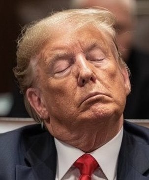 Trump is like a fat, fart balloon 
who's quickly losing air,  
while sleeping!  

#StormyDaniels
#TrumpTrial #NYC #TrumpFraudTrial
#TrumpMeltdown #MAGA
#SleepyDon
#SleepyDonald
#VoteBlue 
#Biden
#Democracy
#Trump #JudgeMerchan #MichaelCohen 
#AlvinBragg