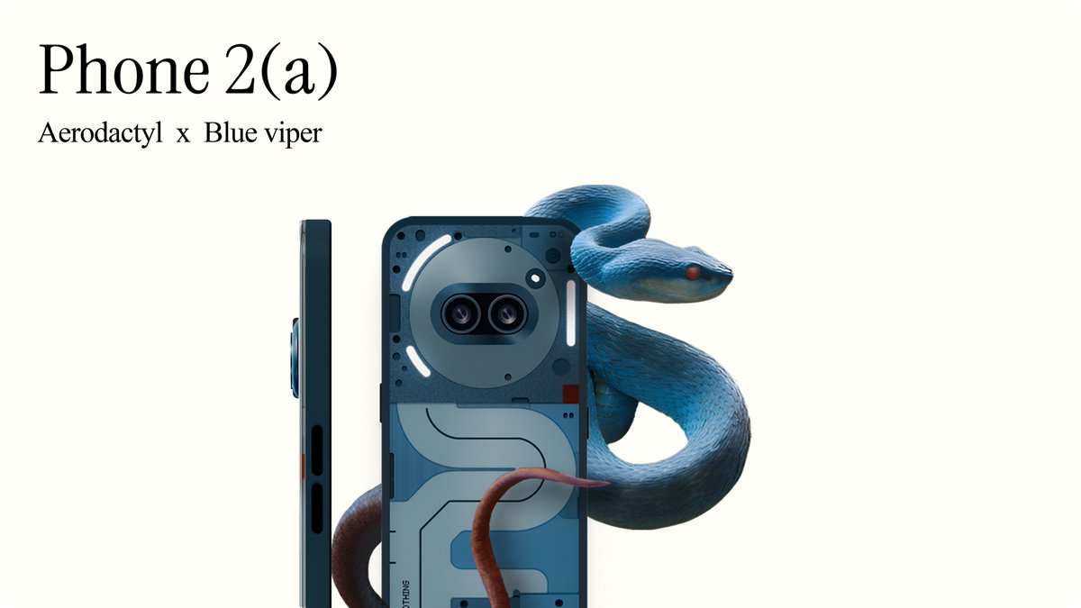 0xkind_'s tweet image. Introducing the sleek and edgy Blue Viper theme design for the Nothing Phone 2a! Elevate your device's style with this bold look.@getpeid @nothing @nothingindia. Get ready to stand out with the #CommunityEdition. #NothingPhone #BlueViper