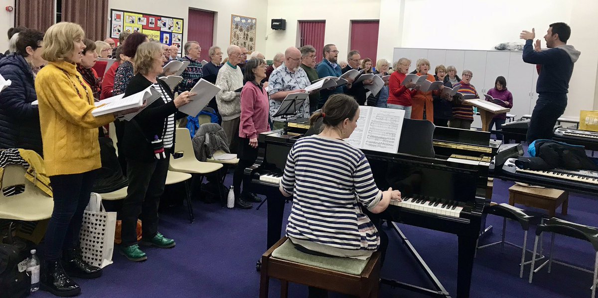 Wed 17 Apr: back to singing after our Easter break! Can’t wait to sing amazing opera choruses preparing for our exciting concert @SkiptonTownHall in June. 🎶Thinking of giving us a try? Arrive at Clock House, Bradford Grammar School from 7pm to sing 7:30-9:30pm 🎶🎵