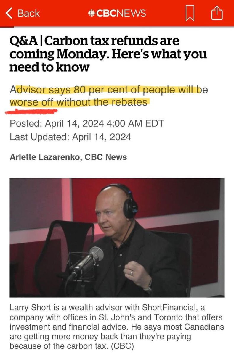 MarkGerretsen's tweet image. What an *actual* finanacial advisor has to say about the carbon tax. 👇