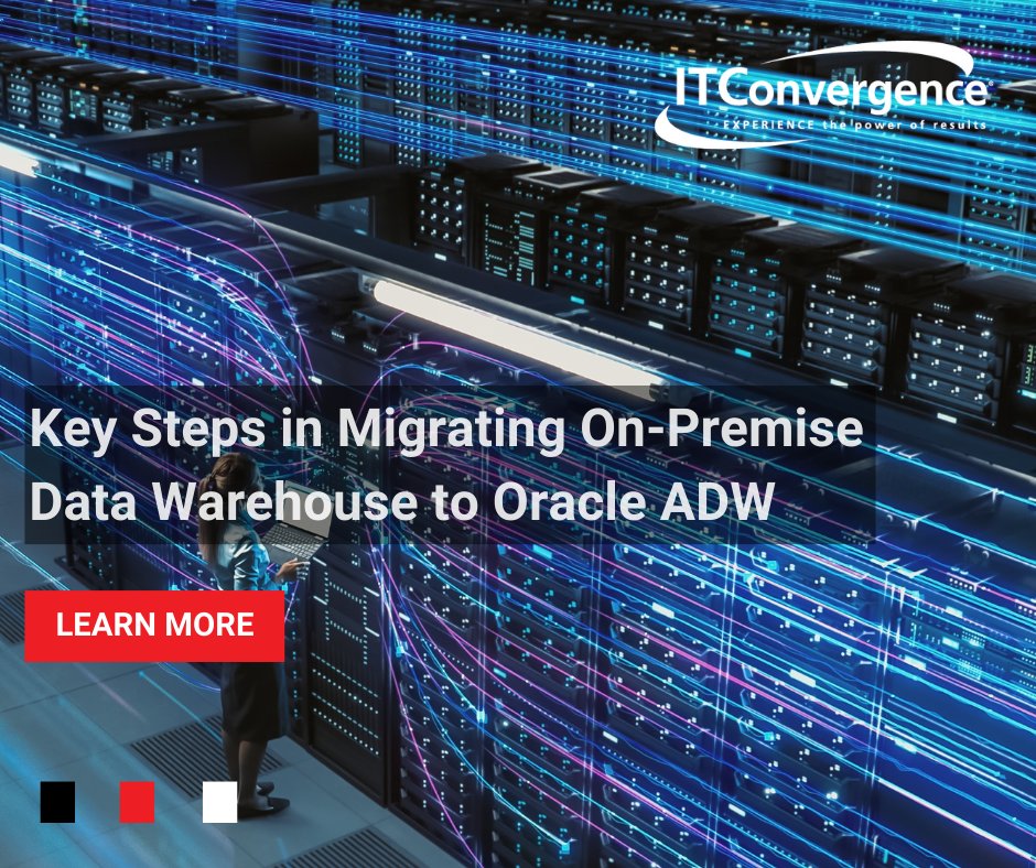 Organizations are migrating from on-premise data warehouses to #Oracle ADW to leverage key benefits, including improved scalability, flexibility, and reduced operational costs. Here are the key steps to follow during migration hubs.ly/Q02t1FSs0
#datawarehouse #dw #oracleadw