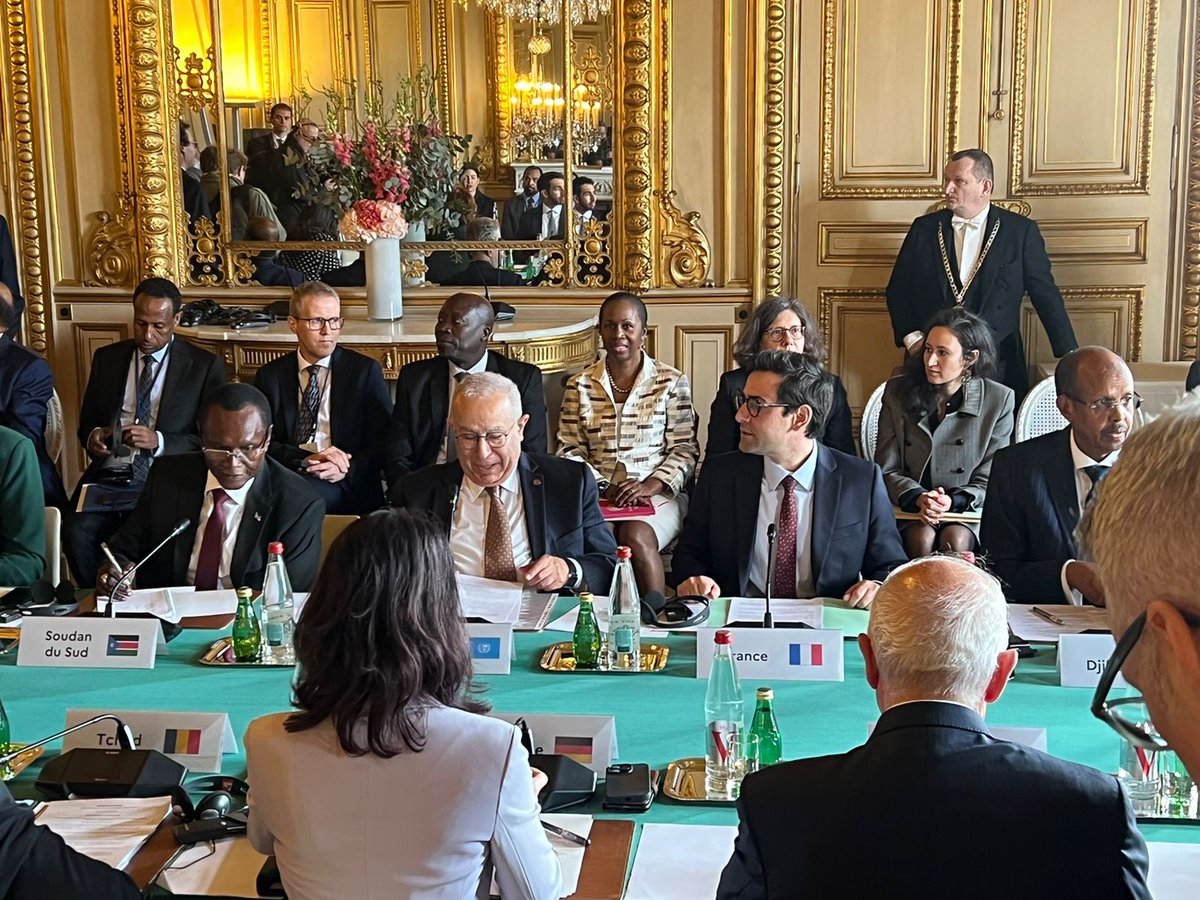 In the ministerial meeting in Paris on Sudan, member states and international organizations stressed the need for enhanced mediation coordination. I salute the action-oriented Declaration of Principles and look forward to working with partners towards its implementation.