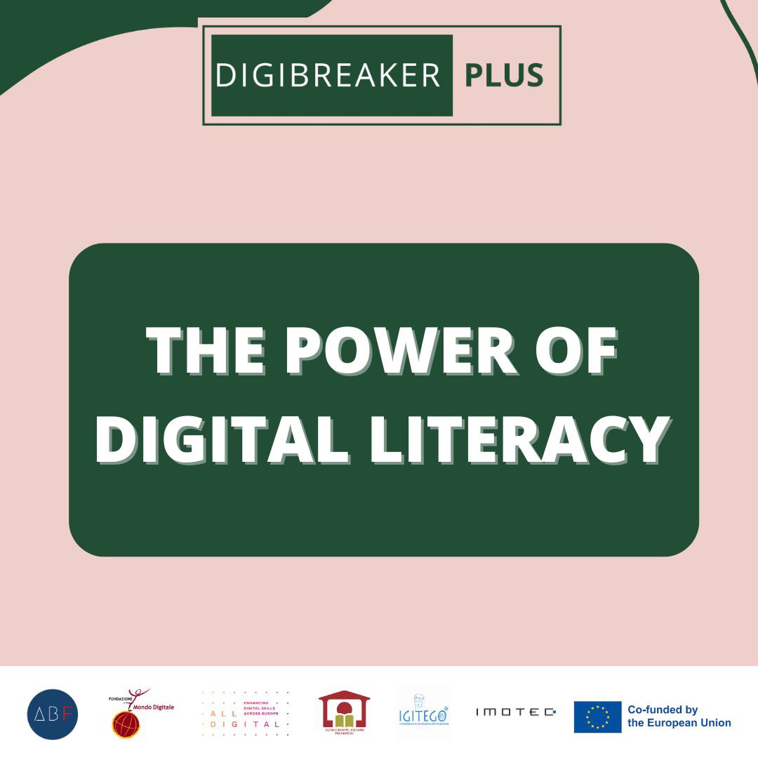 Unlock the Power of Digital Literacy skills with #DigiBreakerPlus 1️⃣Basic Digital Skills 2️⃣Information Literacy 3️⃣Communication Skills 4️⃣Media Literacy 5️⃣Online Safety 6️⃣Critical Thinking 7️⃣Digital Citizenship @AllDigitalEU @ABF_Network #IGITEGO @EPALE_IT @GlobalLibraries