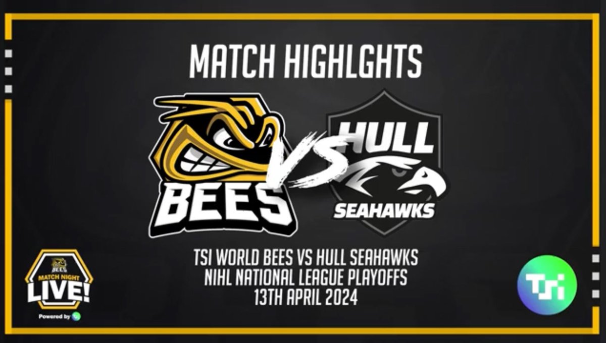 🎥 MATCH HIGHLIGHTS 🎥 Highlights from Saturday night’s game against the Hull Seahawks are now available on YouTube. youtu.be/GU3PFqcwbUU