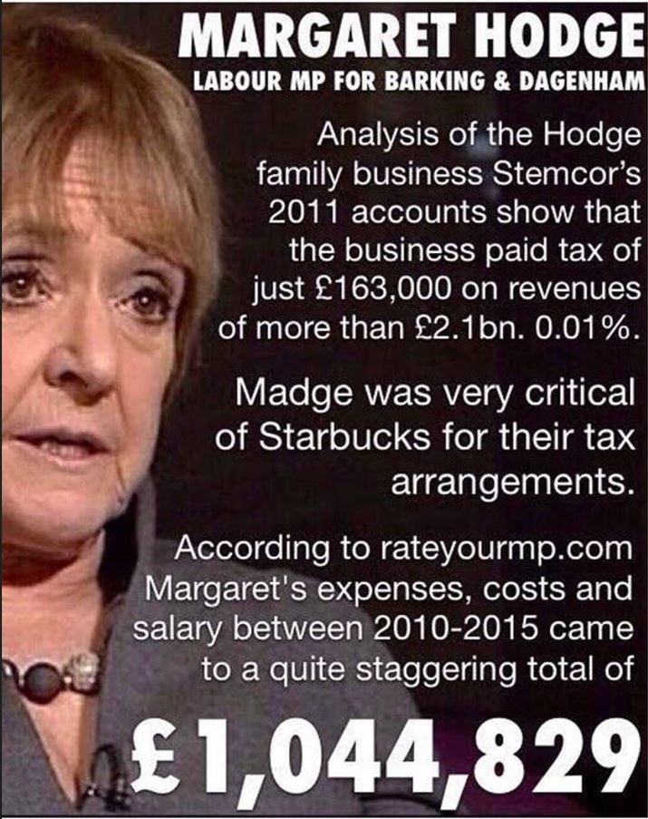 Effing hilarious. “Labour has decided to seek advice on tax avoidance from a four person panel which includes… Labour MP Dame Margaret Hodge...” Plus a bloke from tax dodge adviser Deloitte & another who says taxation is legalised extortion & he opposes transparency.