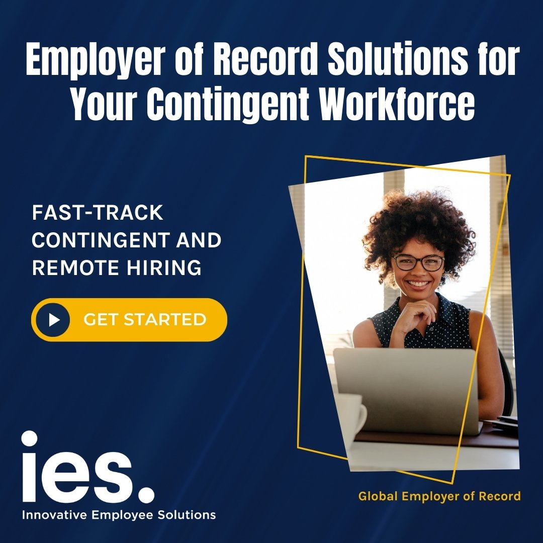 Hire, manage, & #payroll your remote/contingent #talent compliantly anywhere is the U.S. & 150+ countries. Learn more:
hubs.ly/Q02t3ls10

@InnovativeES #IES #EOR #EmployerOfRecord #EmploymentSolutions #HR #HumanResources #Payrolling #Onboarding #ContingentWorkforce