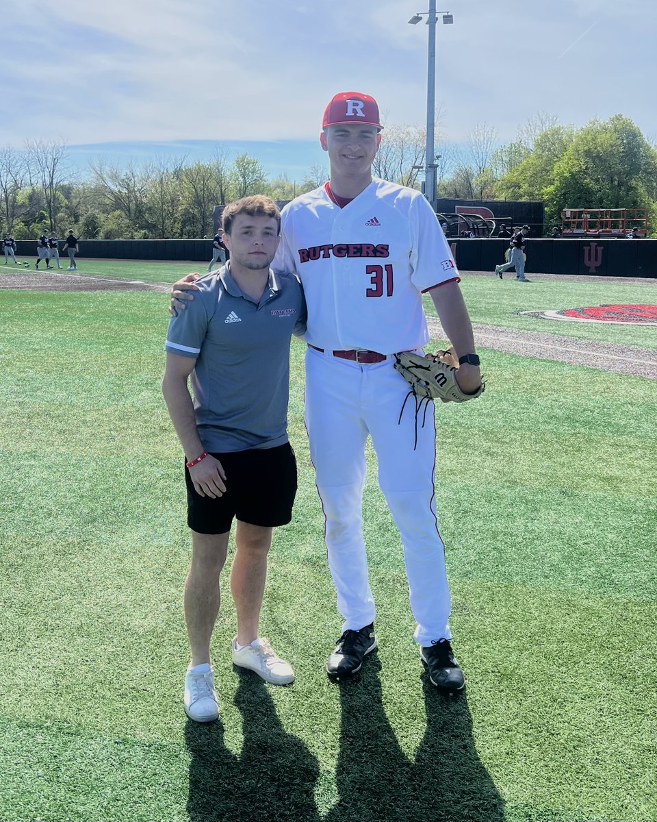 The champ is here!! Shoutout to Big Ten Champ and All-American Dylan Shawver from @RUWrestling for throwing out today's first pitch! #TCD x #RelentlessPursuit