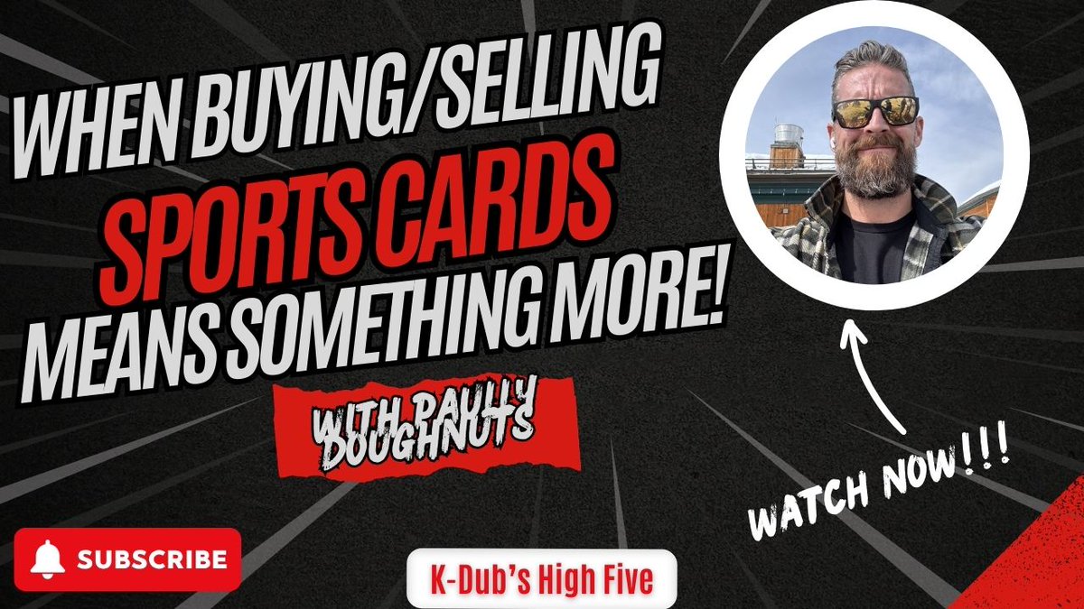 K-Dub's Hive Five Season 4 - Episode 14 - is LIVE!!! This week, @paullydoughnuts joins the High Five Table to discuss his story & gets a little emotional when discussing his passion for buying/selling sports cards 👀 Watch FULL High Five interview HERE: youtu.be/1ojIj0oFbGE