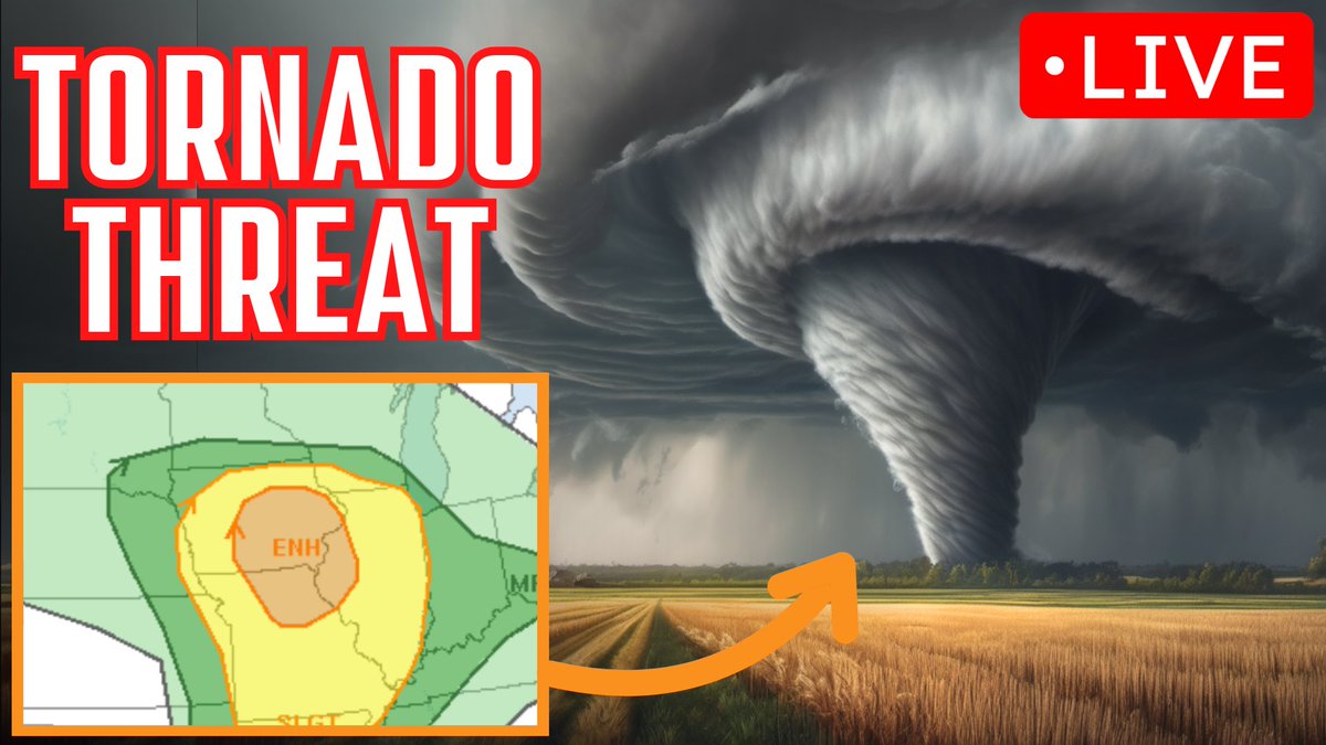 We are here in Iowa, come join the stream to see live coverage of the severe storms all day!

youtube.com/live/hbt0O0EZK…
