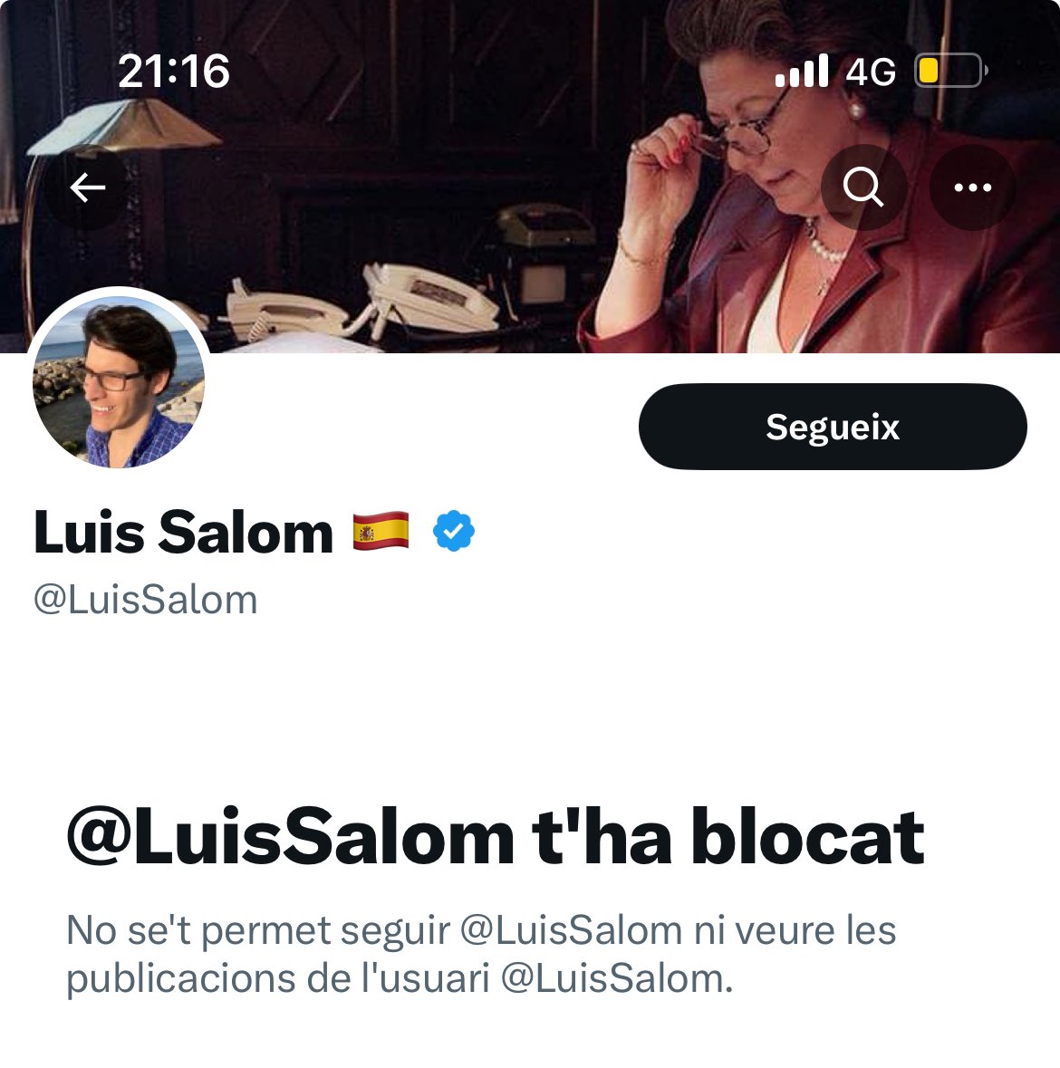 joanguanter_'s tweet photo. El tonto este per què m’ha bloquejat?
#ALaCola https://t.co/CErzQw8FcK
