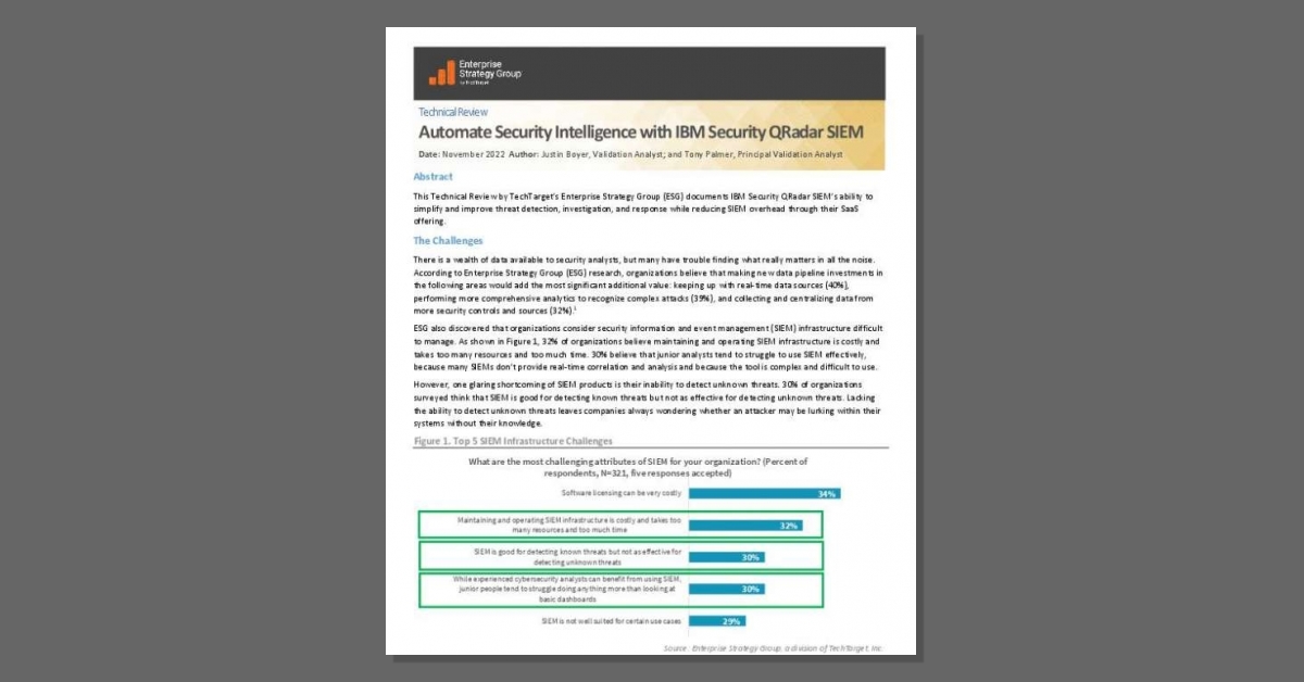 Simplifying and improving #threatdetection, investigation and response, @IBMsecurity's #QRadar #SIEM solution delivers a critical, cost-effective capability to reduce alert fatigue. stuf.in/bdt9f7