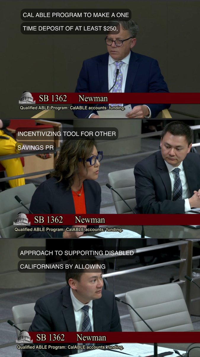 Yesterday, SB 1362 (@JoshNewmanCA ) passed unaminously through Senate Human Services Committee. “This seed funding will help our disabled community better save for their future,” shares executive director @wearecalable Thomas Martin.