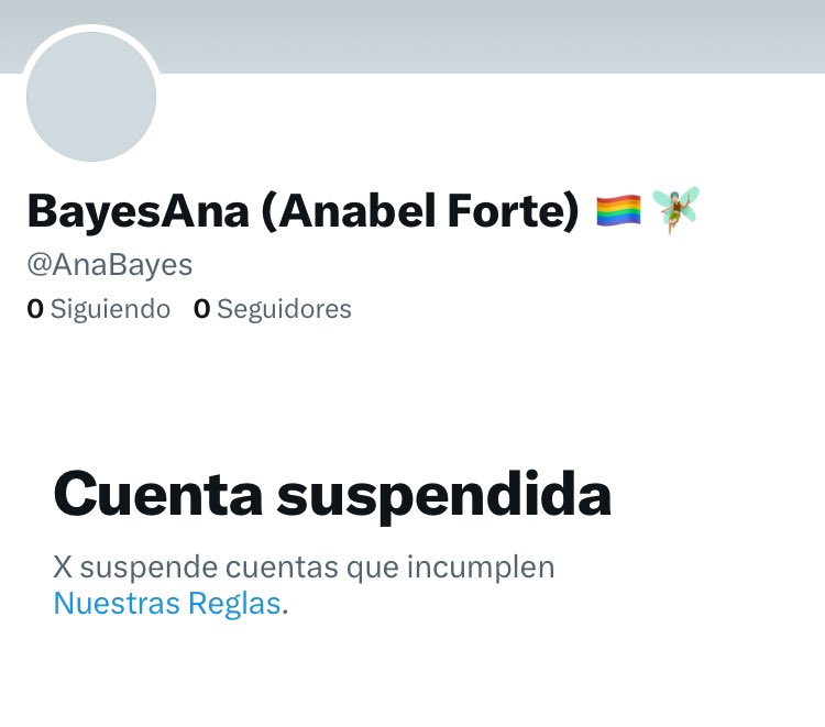 OIntegridadEsp's tweet photo. Al parecer @X ha suspendido HOY estas 3 cuentas de 3 divulgadoras científicas sin dar explicaciones.

@elonmusk debe haber un error en esto porque no se entiende de una empresa y un empresario que presumen de la libertad de expresión…

Podrían por favor reactivar estas cuentas? https://t.co/6hTnbIVV0o