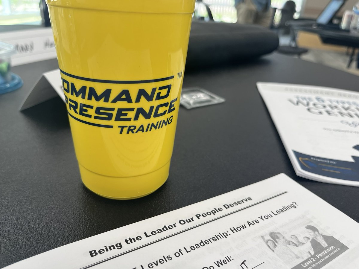 Great full day retreat with @OHFCSO Executive Staff developing new “tools in the toolbox” from @cmdpresence Being the Leader our People Deserve!