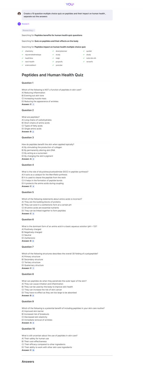 Did you know you can prompt our Research Mode to create a study guide for your next exam? 📚 Swap out the subject matter and paste this query the next time your prepping for a test 👇 #youdotcom #researchmode #studytips